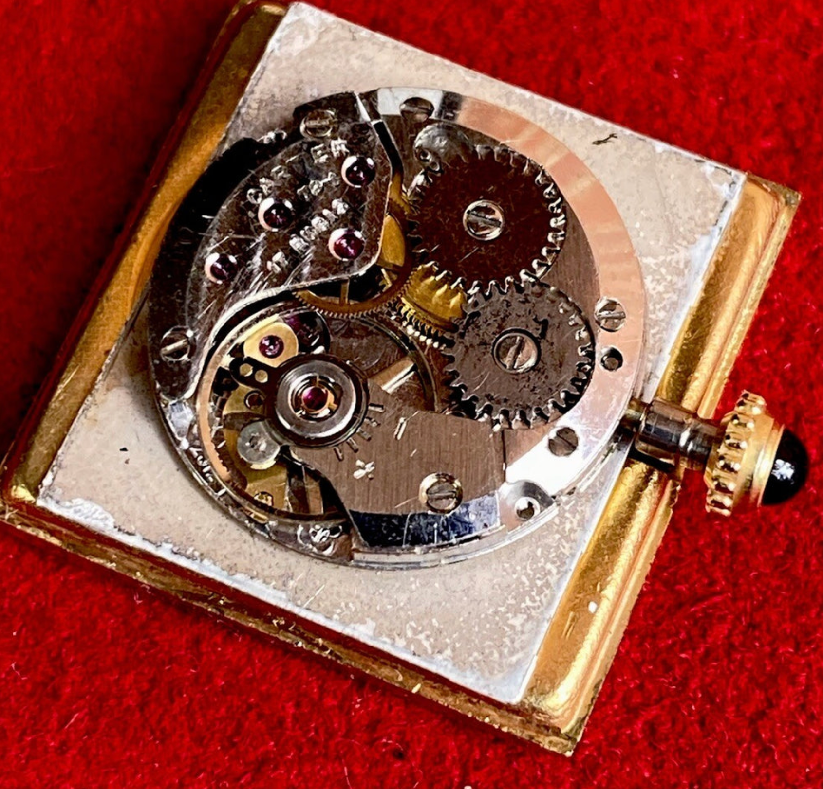 Vintage Cartier Tank Pre-Must LM Watch | 24x31mm | Manual Wind | 18K Gold Electroplated | Original Strap & Pouch | Men’s Classic