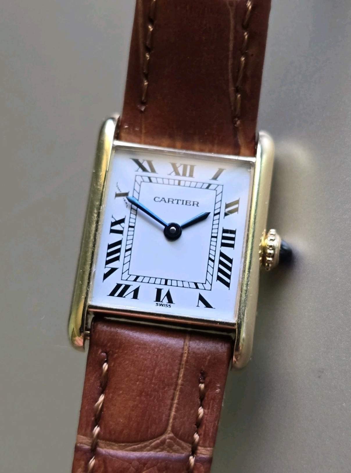 Cartier Louis Tank 6711 | 18K Gold | Vintage 1970s Manual Wind | Serviced by Cartier | Paris Dial | Box & Service Paperwork