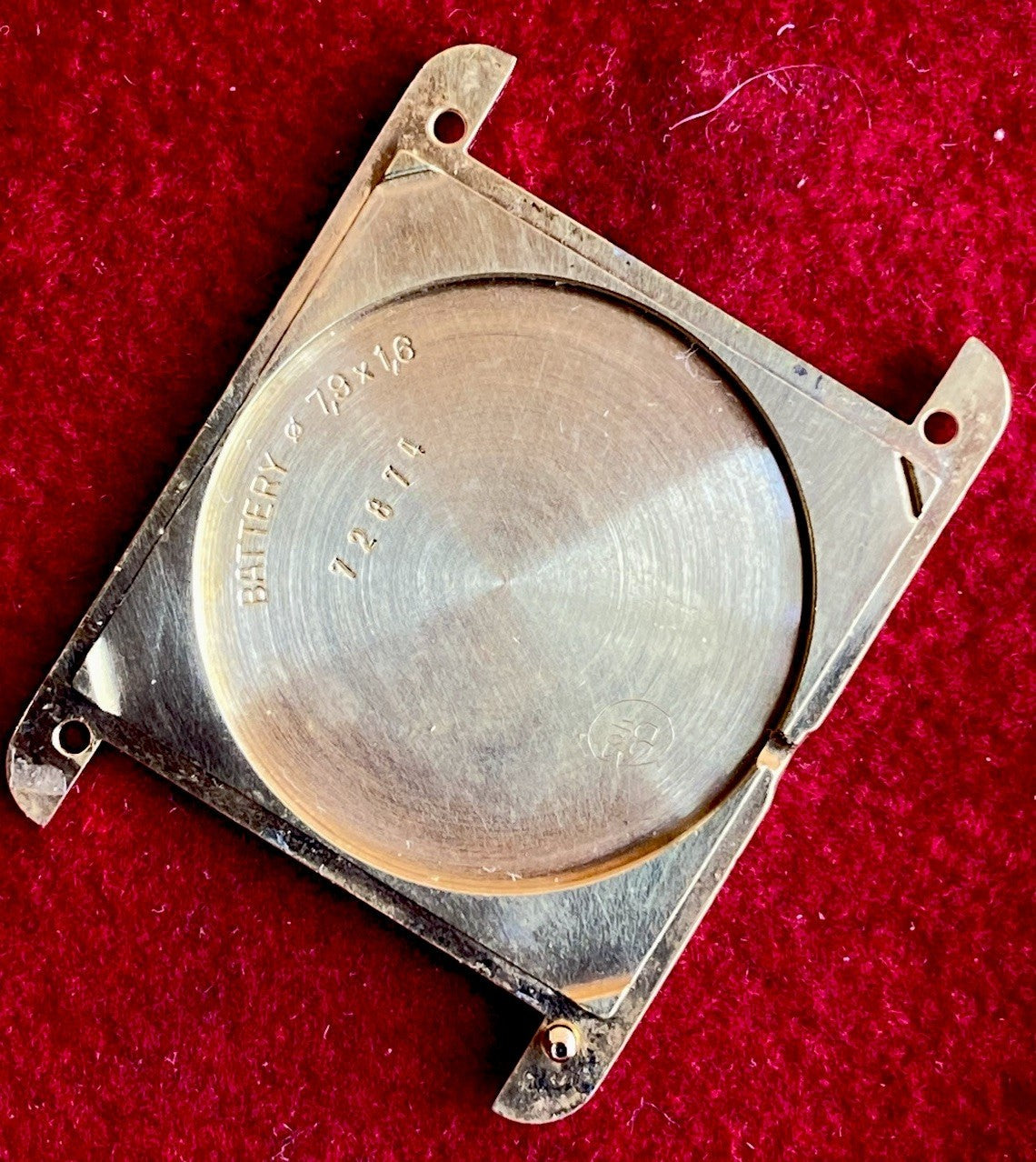 Cartier Tank LM 24x31mm Quartz | Silver 925 & 18K Gold Plated | Ref. 590005 | Burgundy Strap