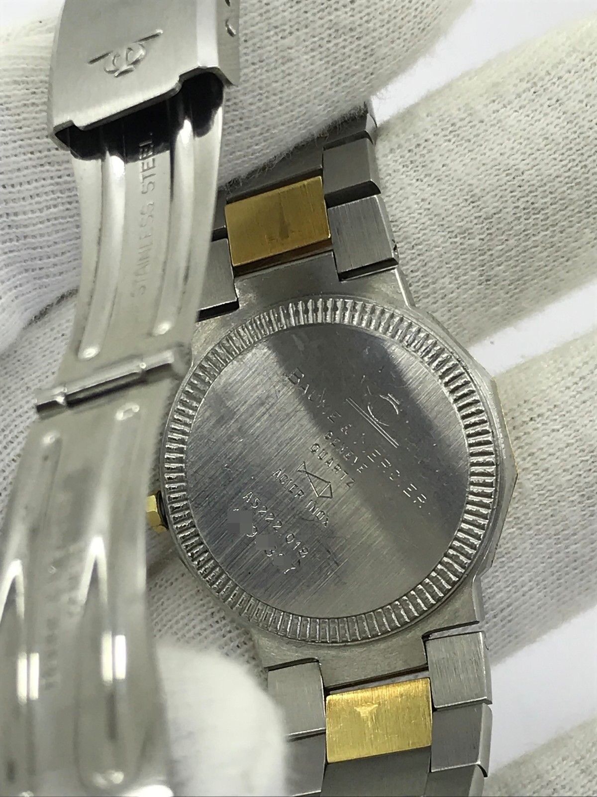 BAUME MERCIER WATCH RIVIERA A5333.018 QUARTZ GOLD18K&STEEL UNISEX 30mm SWISS