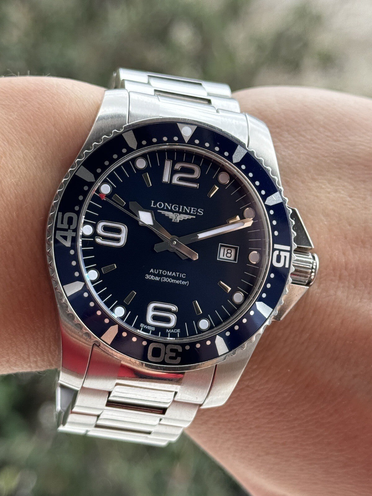 Longines HydroConquest Automatic Blue Dial Mens 44mm Swiss Made L3.841.4