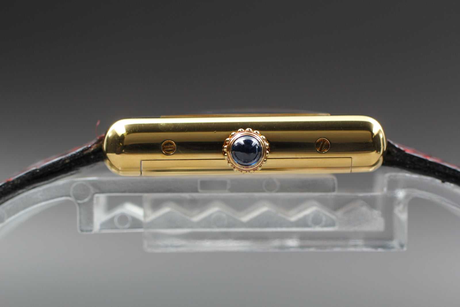 Cartier Tank Must Red Dial | Manual Wind Watch | Vintage Rare Beauty | Full Set with Box & Papers | 23mm x 30mm