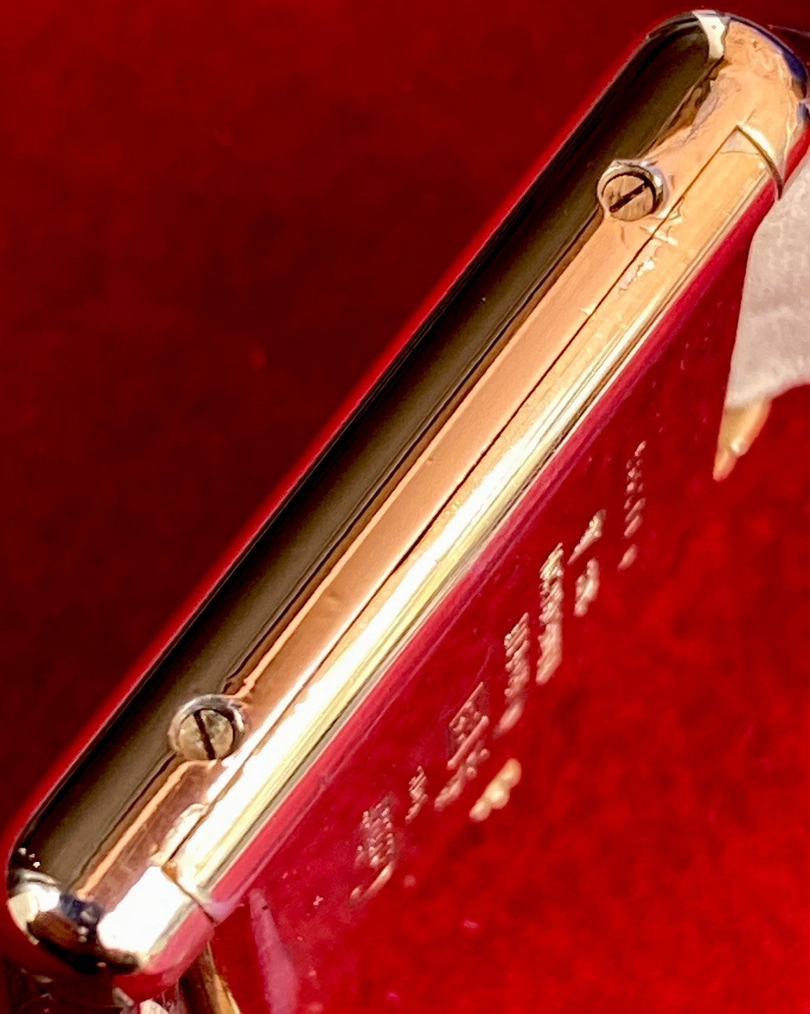 Cartier Tank LM 23mm Manual Wind | Silver 925 & 18K Gold Plated | Burgundy Dial | Ref. 78-1