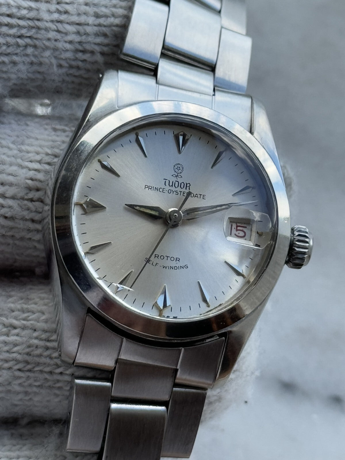 Tudor Prince Oyster Date 7911 Automatic Date Midsize 31mm Swiss Made