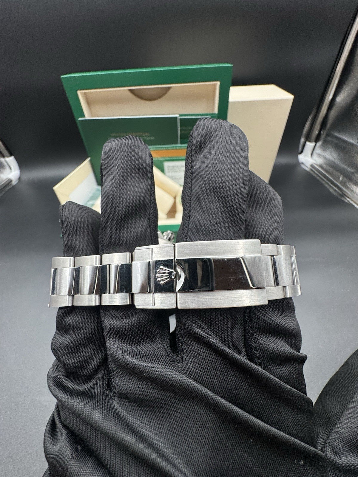 2016 Rolex Daytona Cosmograph 116520 Oyster Bracelet Black Dial Complete Set