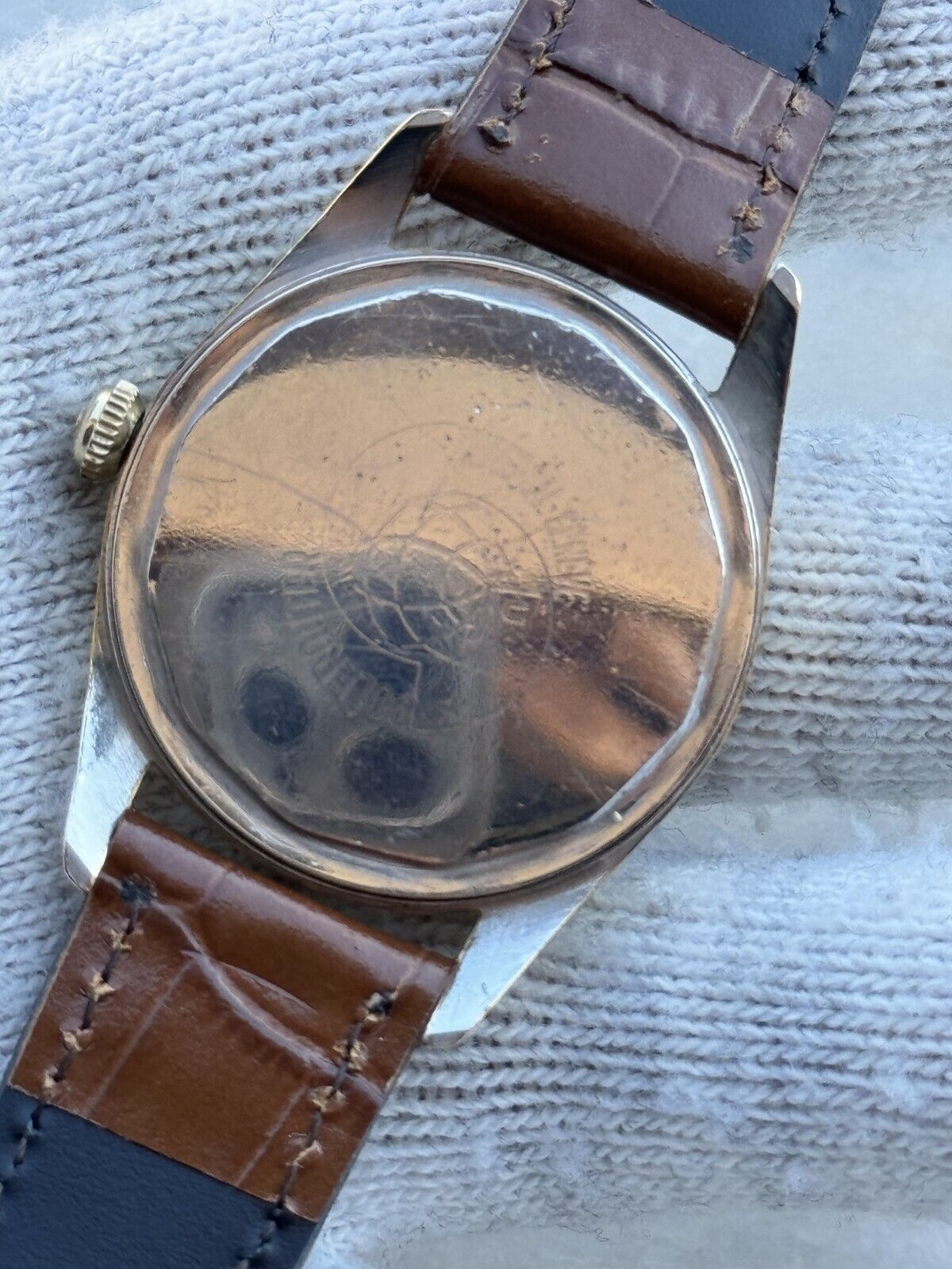 Vintage Universal Geneve Polerouter Micro Rotor Automatic Cal.215 Gold & Steel