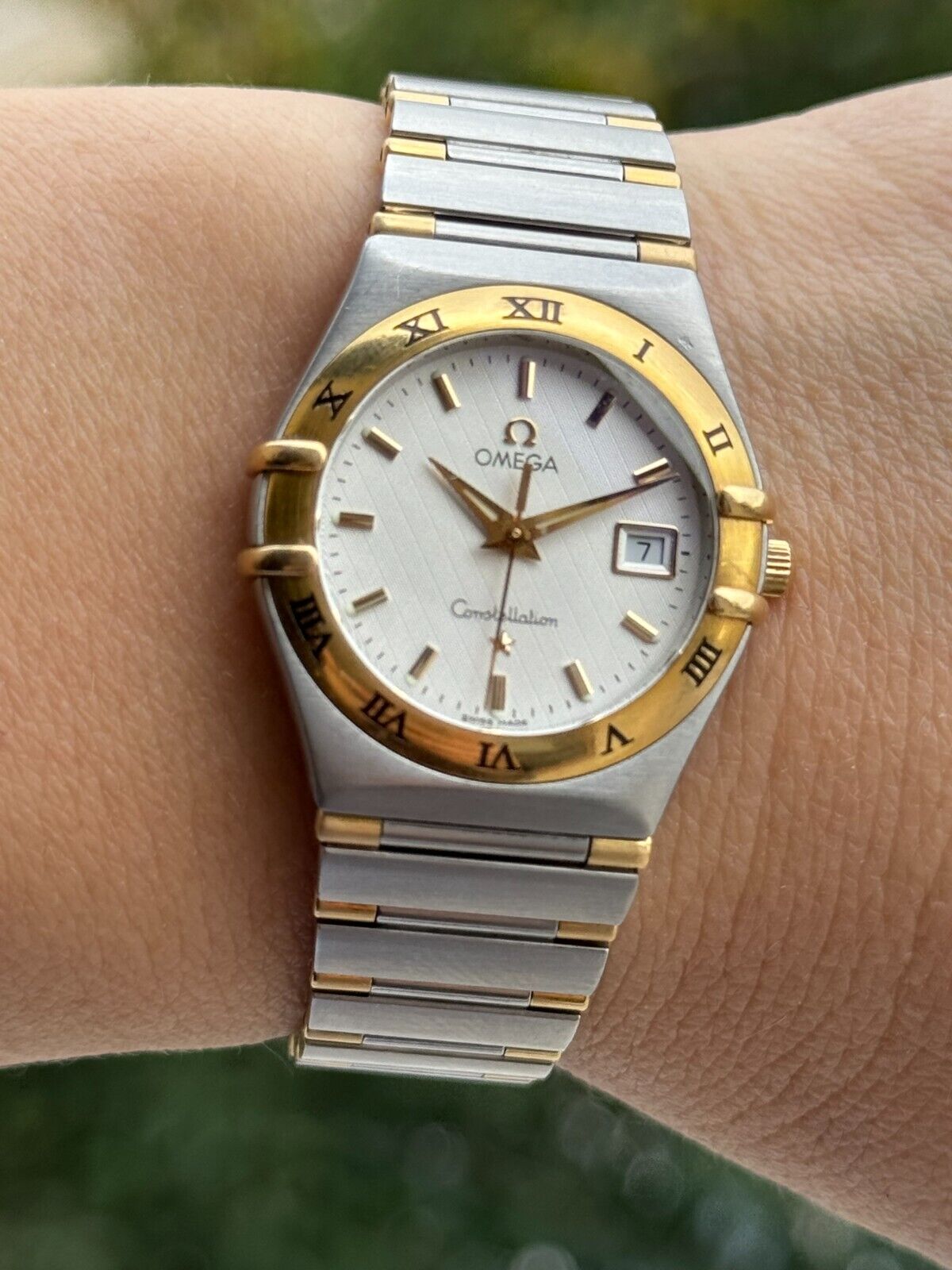 Omega Constellation Gold & Steel Quartz Cal.1424 Lady Swiss Made 796.1201