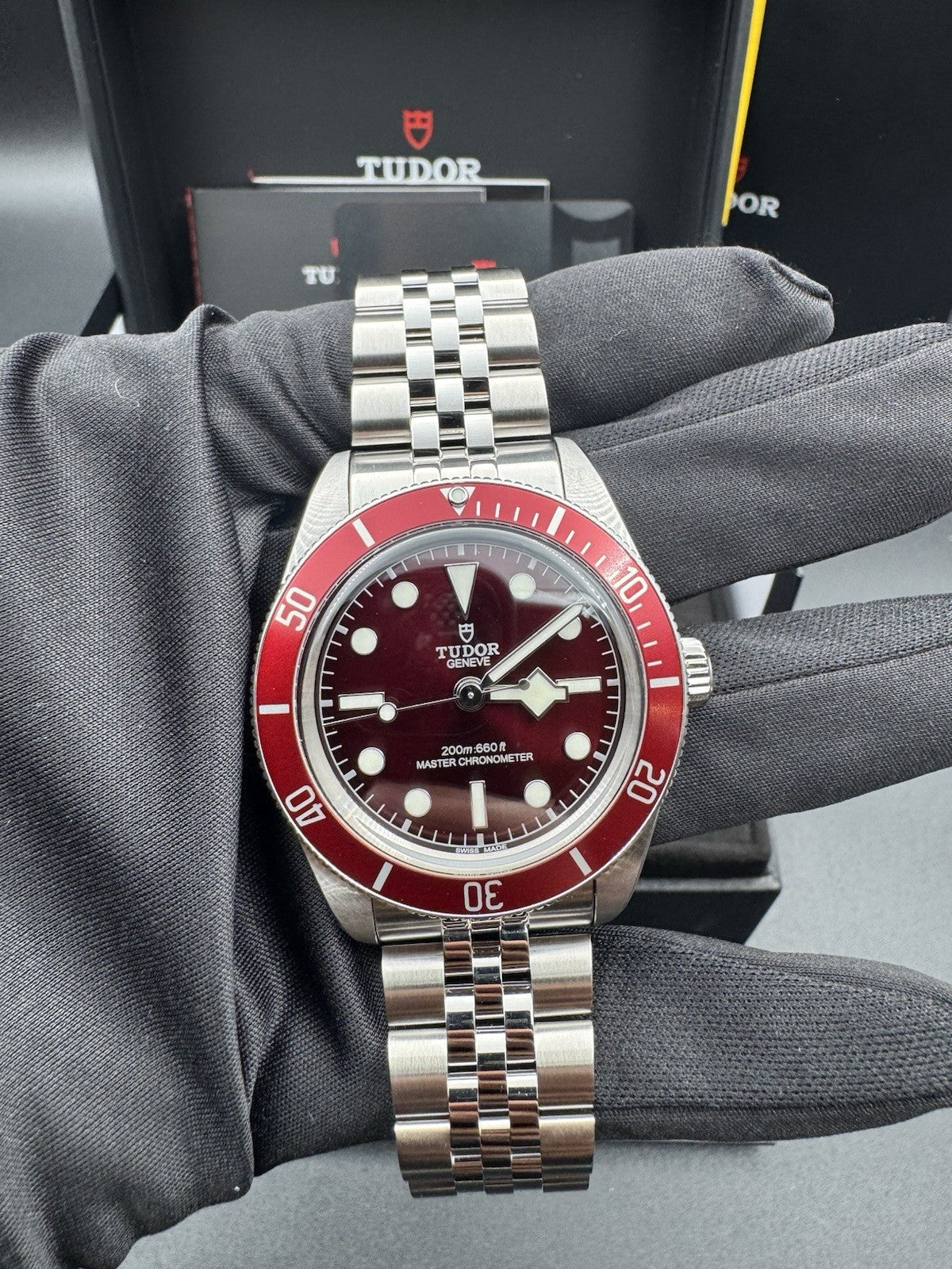 2025 Tudor Black Bay 58 Burgundy Jubilee 39mm 5-Link Red M7939A1A0RU-0001