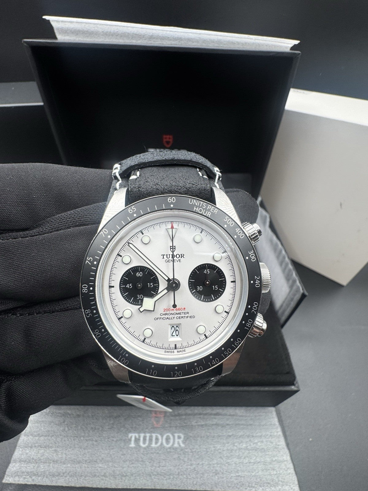 2025 Tudor Black Bay Chrono Panda White Dial M79360N-0006 Unworn Complete Set