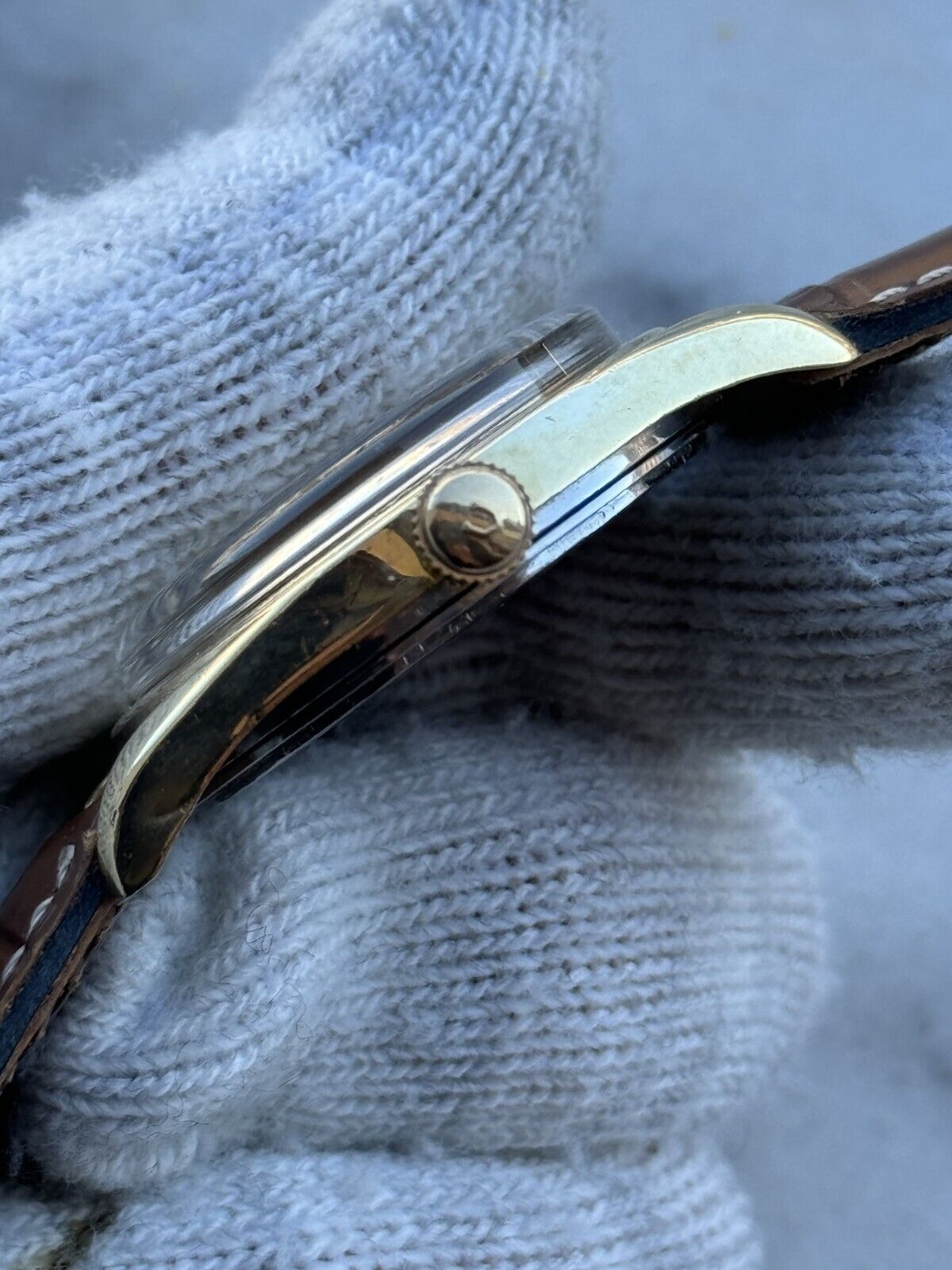 Vintage Universal Geneve Polerouter Micro Rotor Automatic Cal.215 Gold & Steel