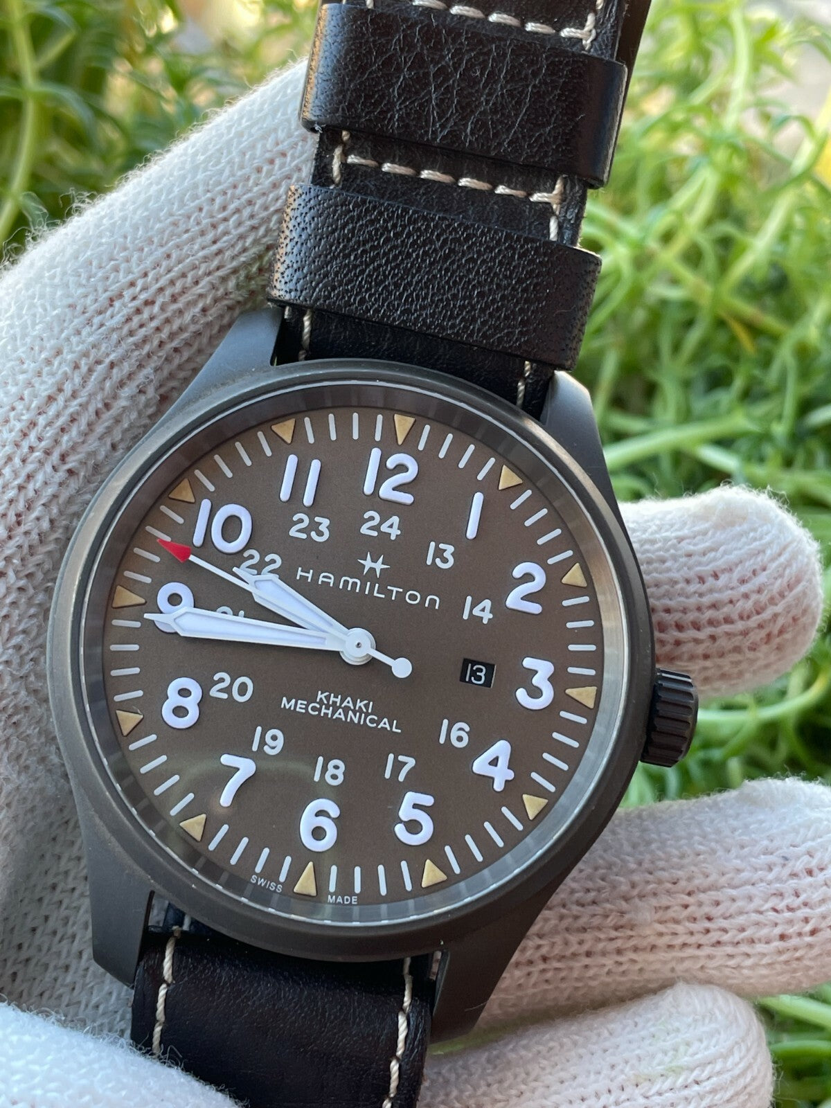 HAMILTON KHAKI FIELD H698290 LIMITED EDITION 1 OF 550 MANUAL DATE MENS 50mmSWISS