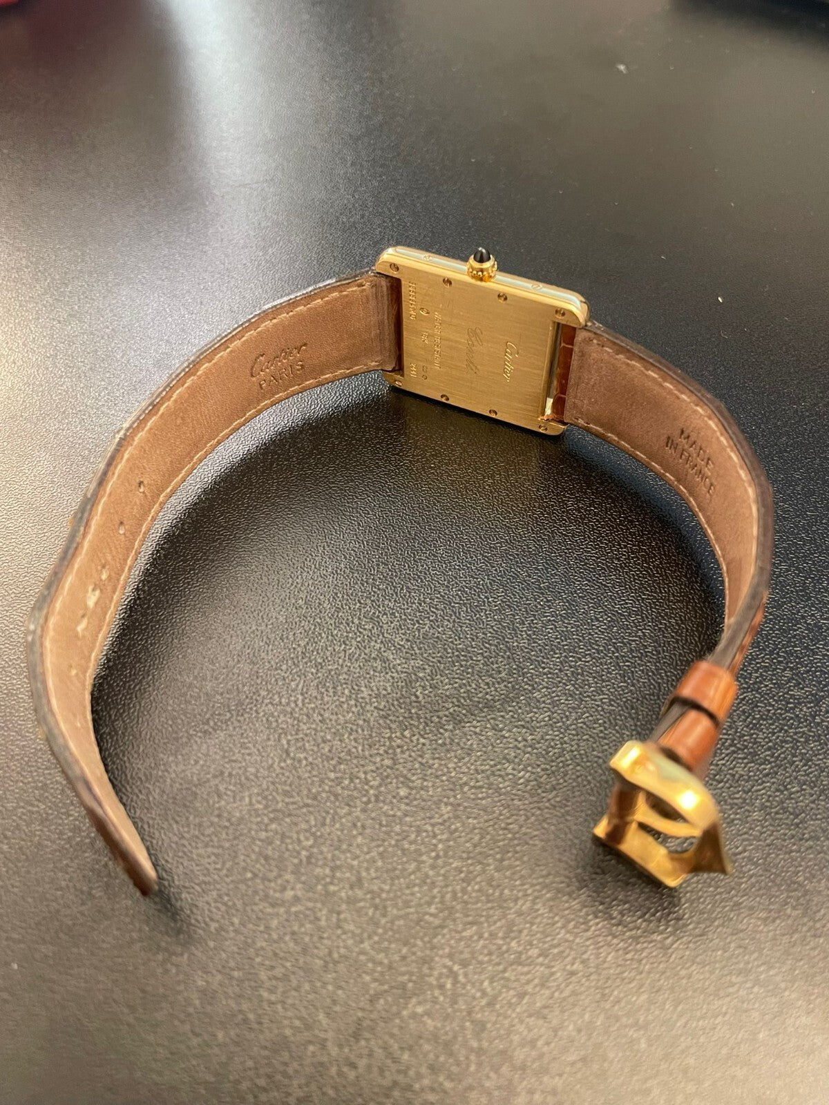 Cartier Tank Louis 2441 Full Set | Serviced by Cartier 2025 | Box, Papers, Bands Included