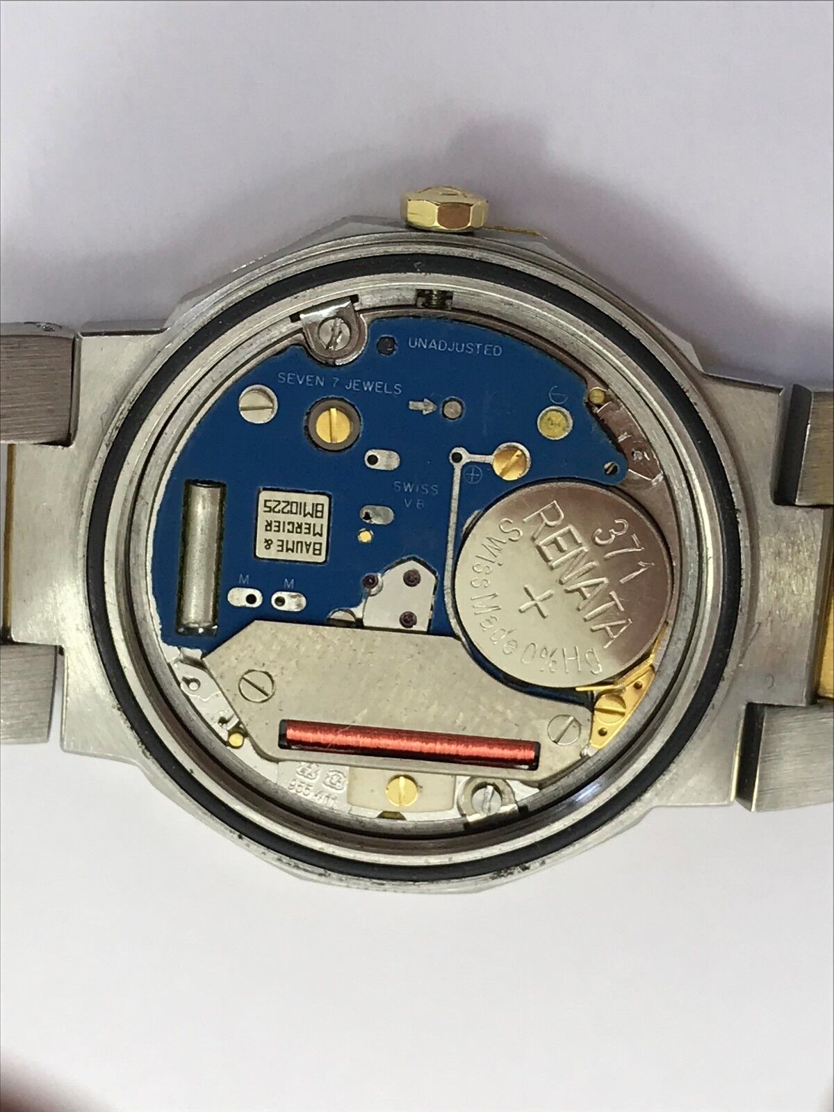 BAUME MERCIER WATCH RIVIERA A5333.018 QUARTZ GOLD18K&STEEL UNISEX 30mm SWISS