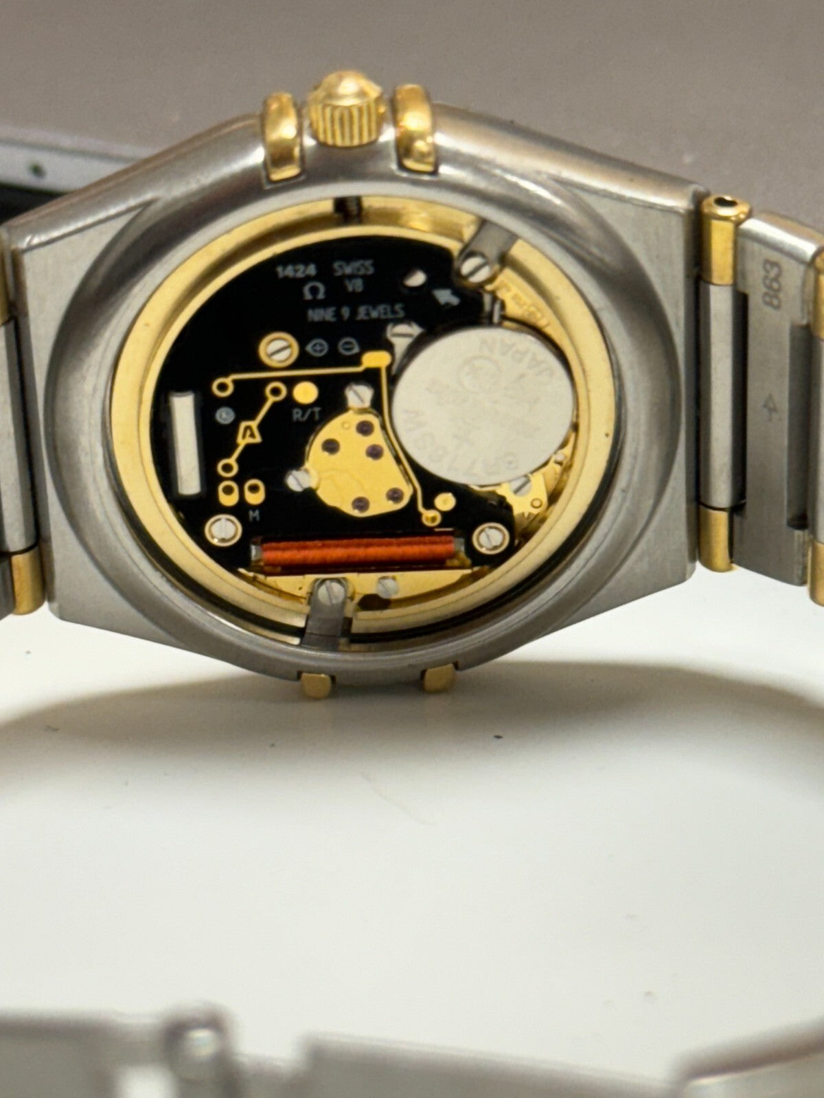 Omega Constellation Gold & Steel Quartz Cal.1424 Lady Swiss Made 796.1201