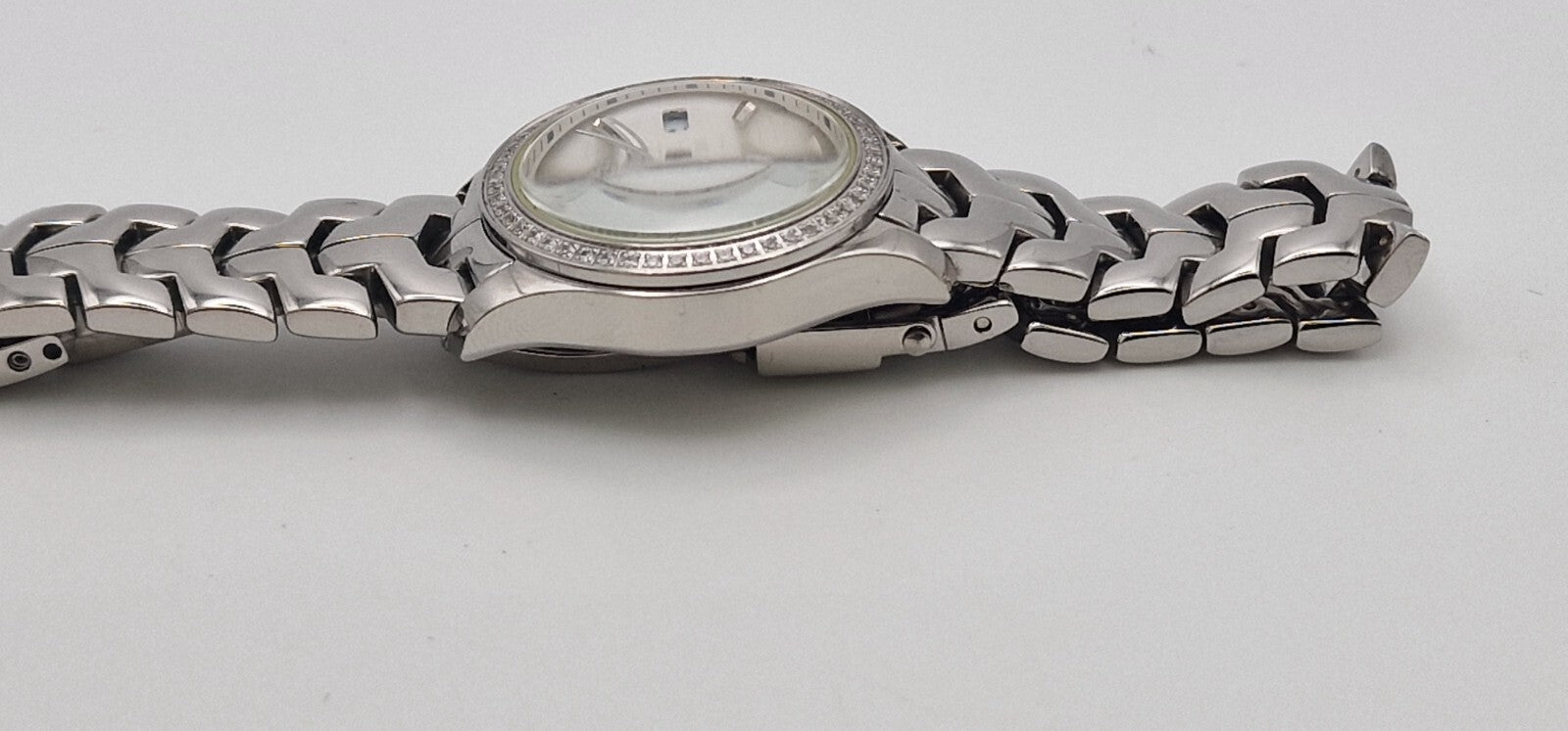 Tag Heuer Link 200 Meters Lady's Bracelet Watch with Diamond Bezel in Tag Box.
