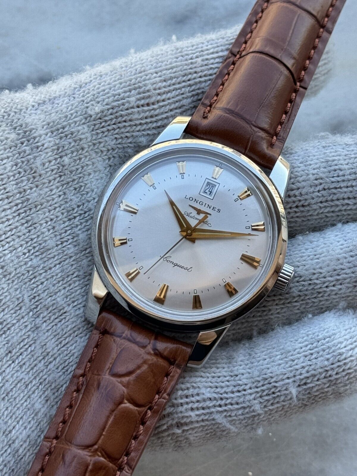 Longines Conquest Heritage Automatic L1.6345.4 Mens 40mm Swiss Made