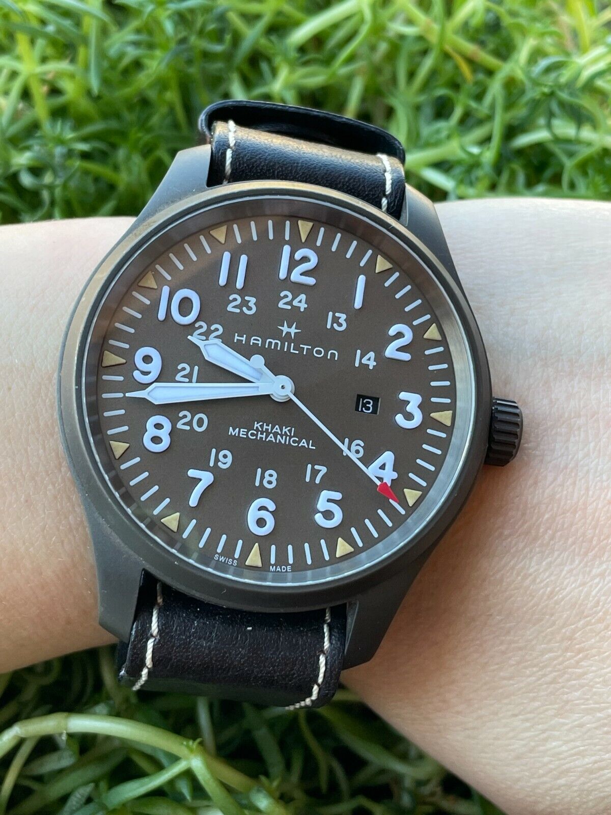 HAMILTON KHAKI FIELD H698290 LIMITED EDITION 1 OF 550 MANUAL DATE MENS 50mmSWISS