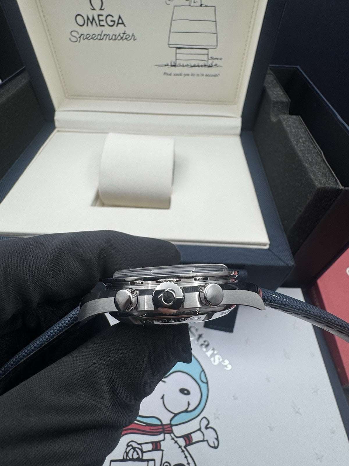 2025 Omega Speedmaster SILVER SNOOPY AWARD BLUE 310.32.42.50.02.001 Watch Unworn