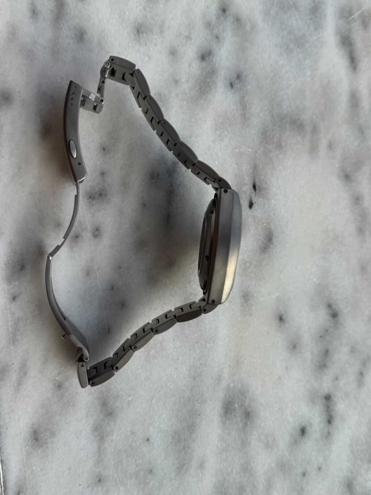 Tutima M2 Coastline 6150 Titanium Blue Dial Watch Automatic Day Date Mens 43mm