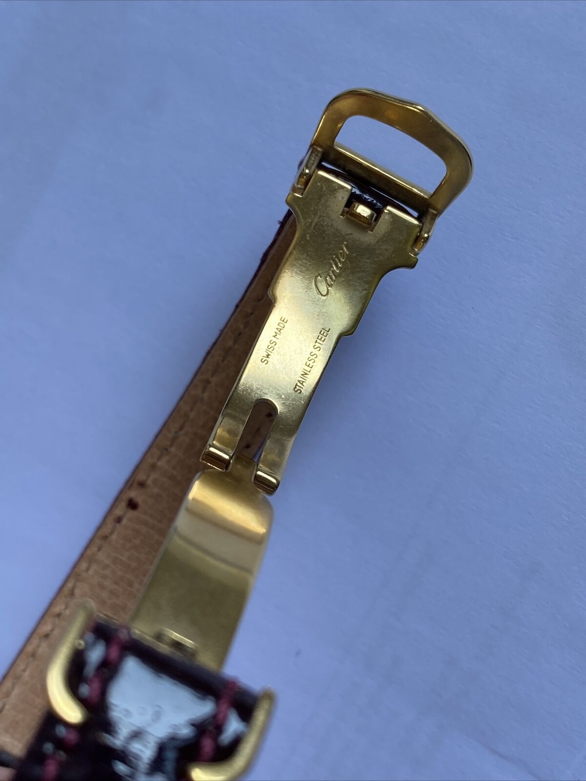 Vintage Cartier Must de Vermeil Trinity Watch | Ref. 2735 | Quartz | Swiss Made | Lady’s Watch | 27mm | Argent 925 | Original Buckle