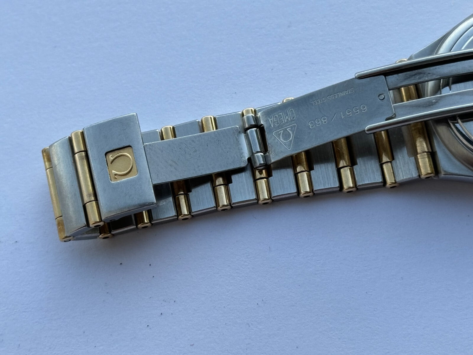 Omega Constellation Quartz Gold & Steel Lady Swiss Made 796.1201