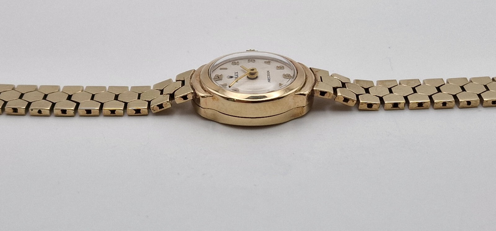 Rolex 9ct Gold Lady’s Vintage 1950’s Mechanical Watch | Precision | 17 Jewel Movement | Gold Bracelet