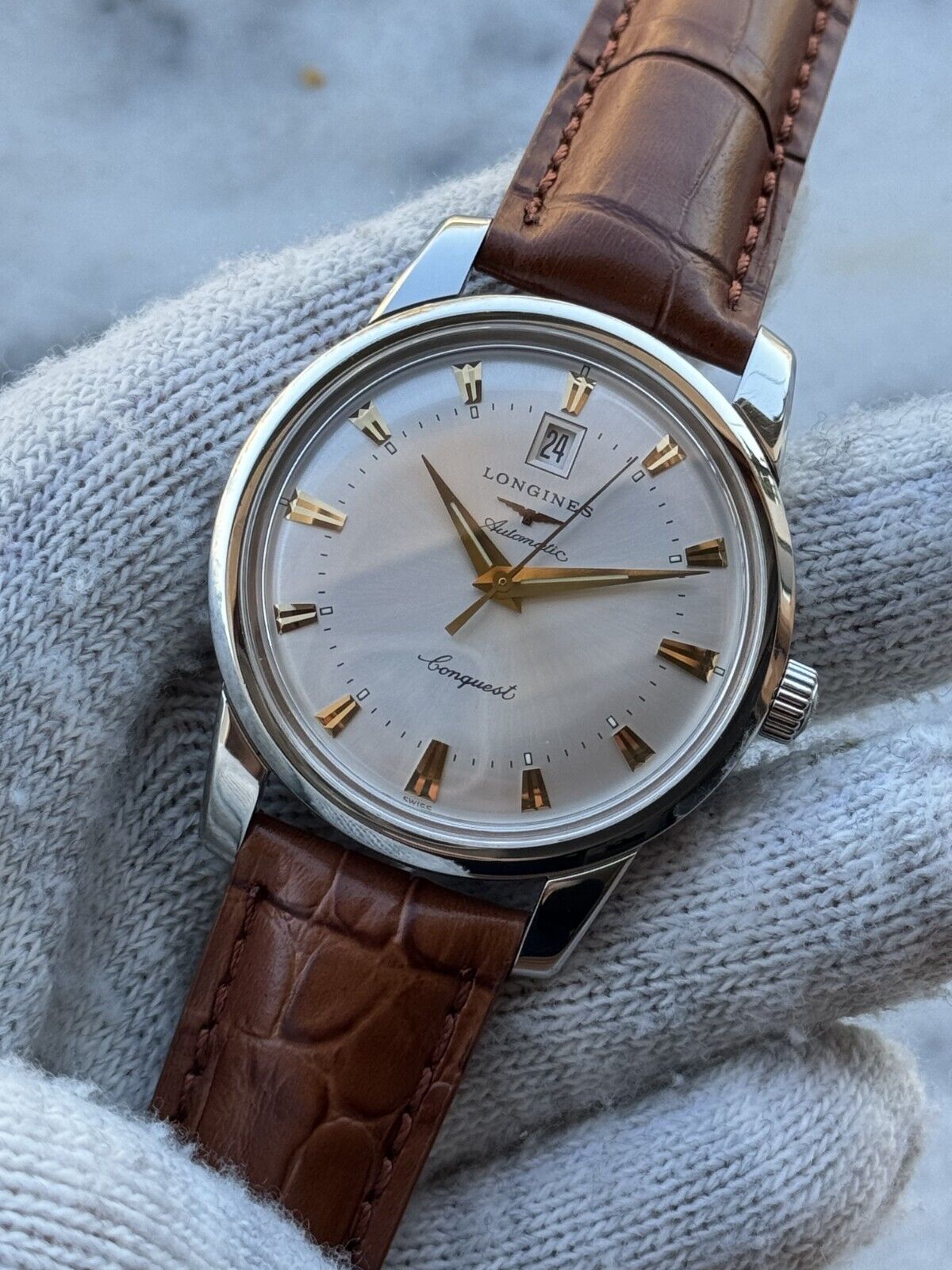 Longines Conquest Heritage Automatic L1.6345.4 Mens 40mm Swiss Made