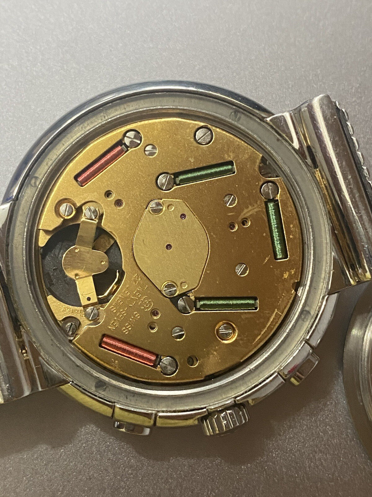 Boucheron Reflet Solis Watch Chronograph Quartz Mens 40mm Swiss Made