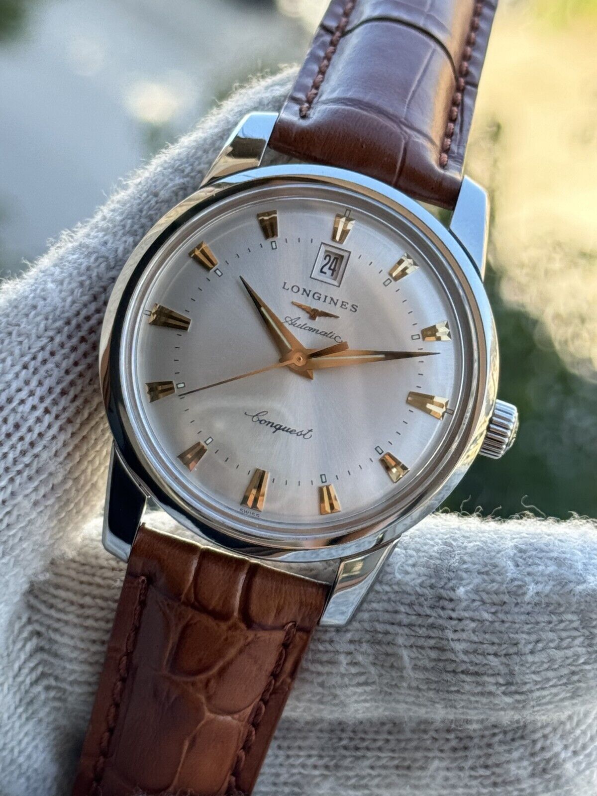 Longines Conquest Heritage Automatic L1.6345.4 Mens 40mm Swiss Made