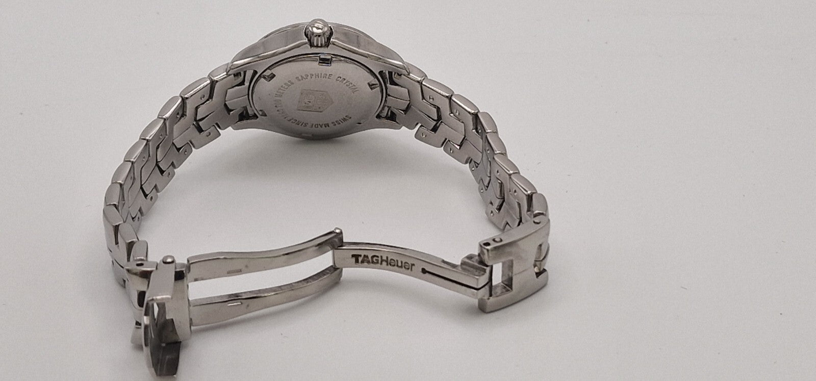 Tag Heuer Link 200 Meters Lady's Bracelet Watch with Diamond Bezel in Tag Box.