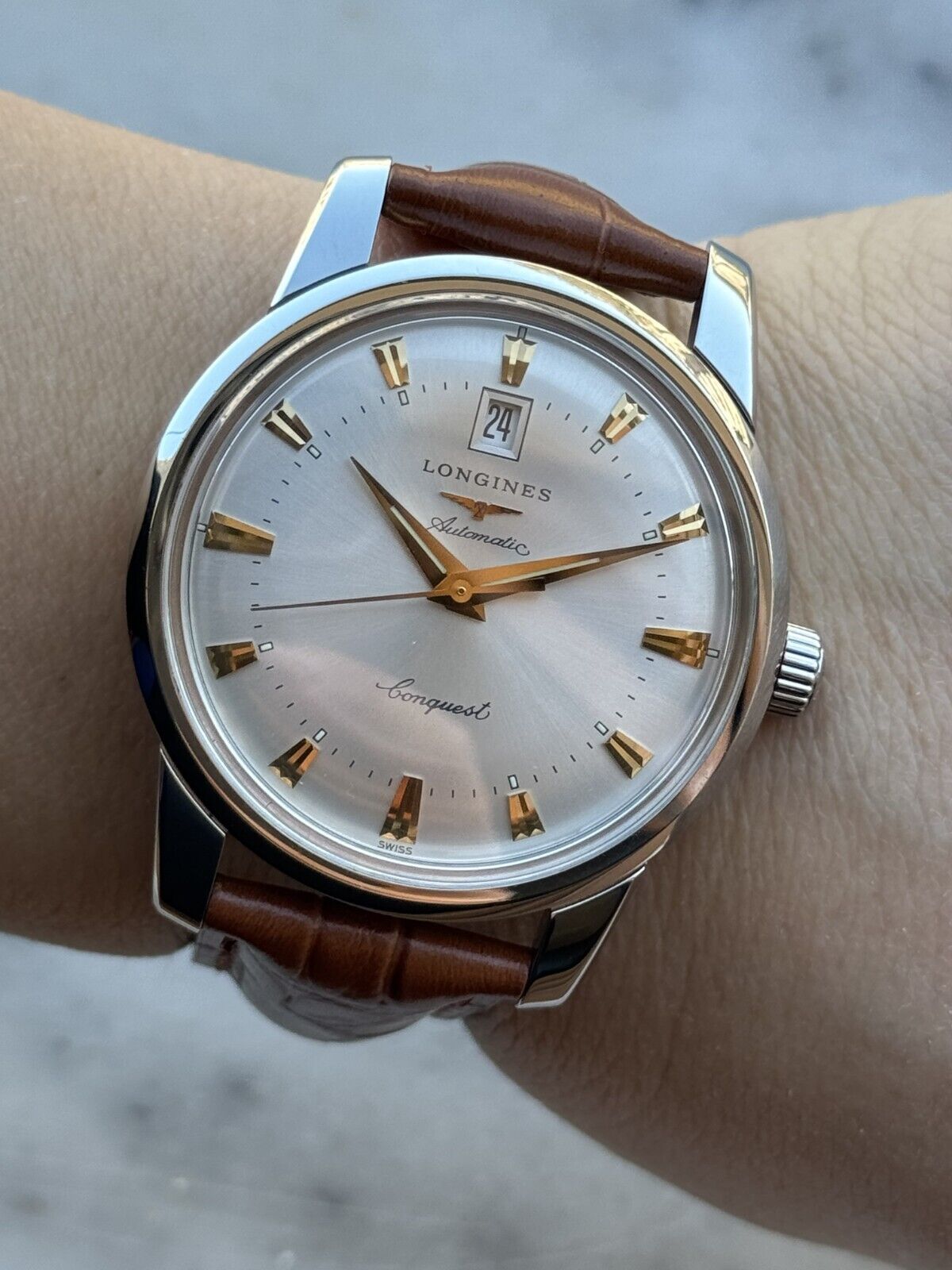 Longines Conquest Heritage Automatic L1.6345.4 Mens 40mm Swiss Made