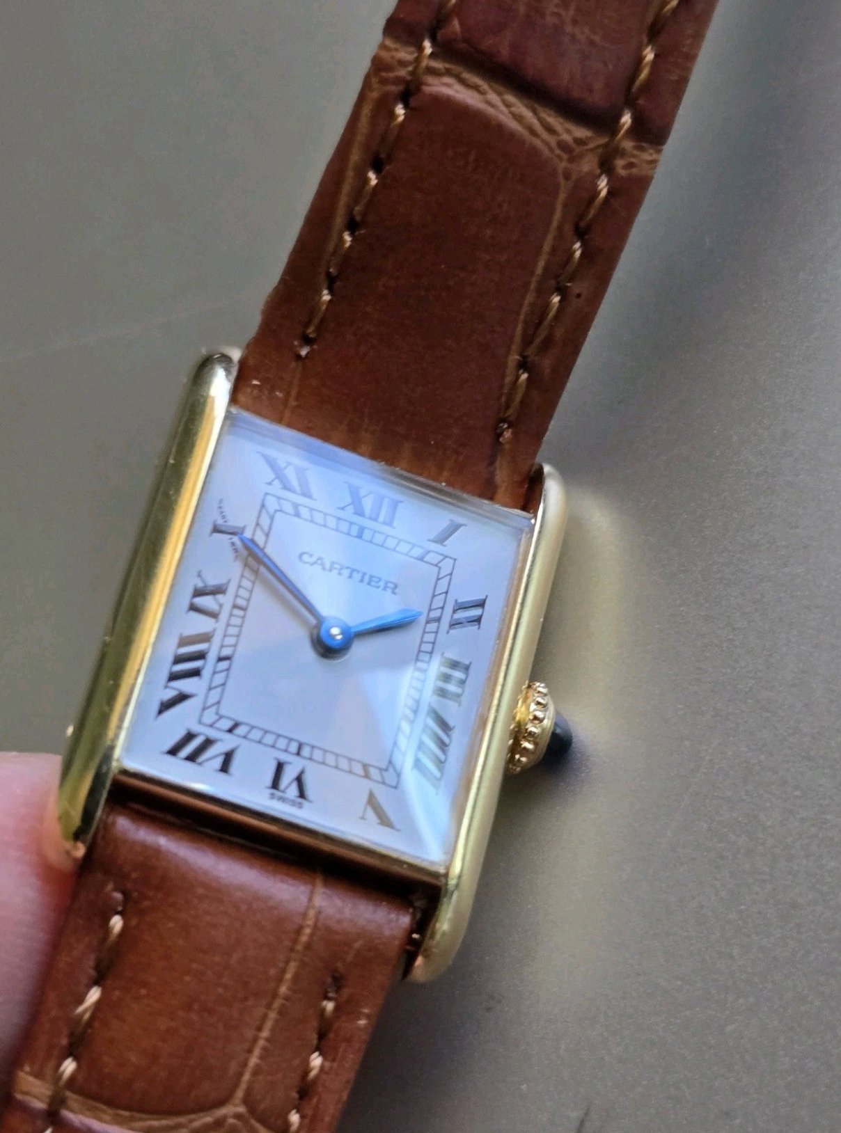 Cartier Louis Tank 6711 | 18K Gold | Vintage 1970s Manual Wind | Serviced by Cartier | Paris Dial | Box & Service Paperwork