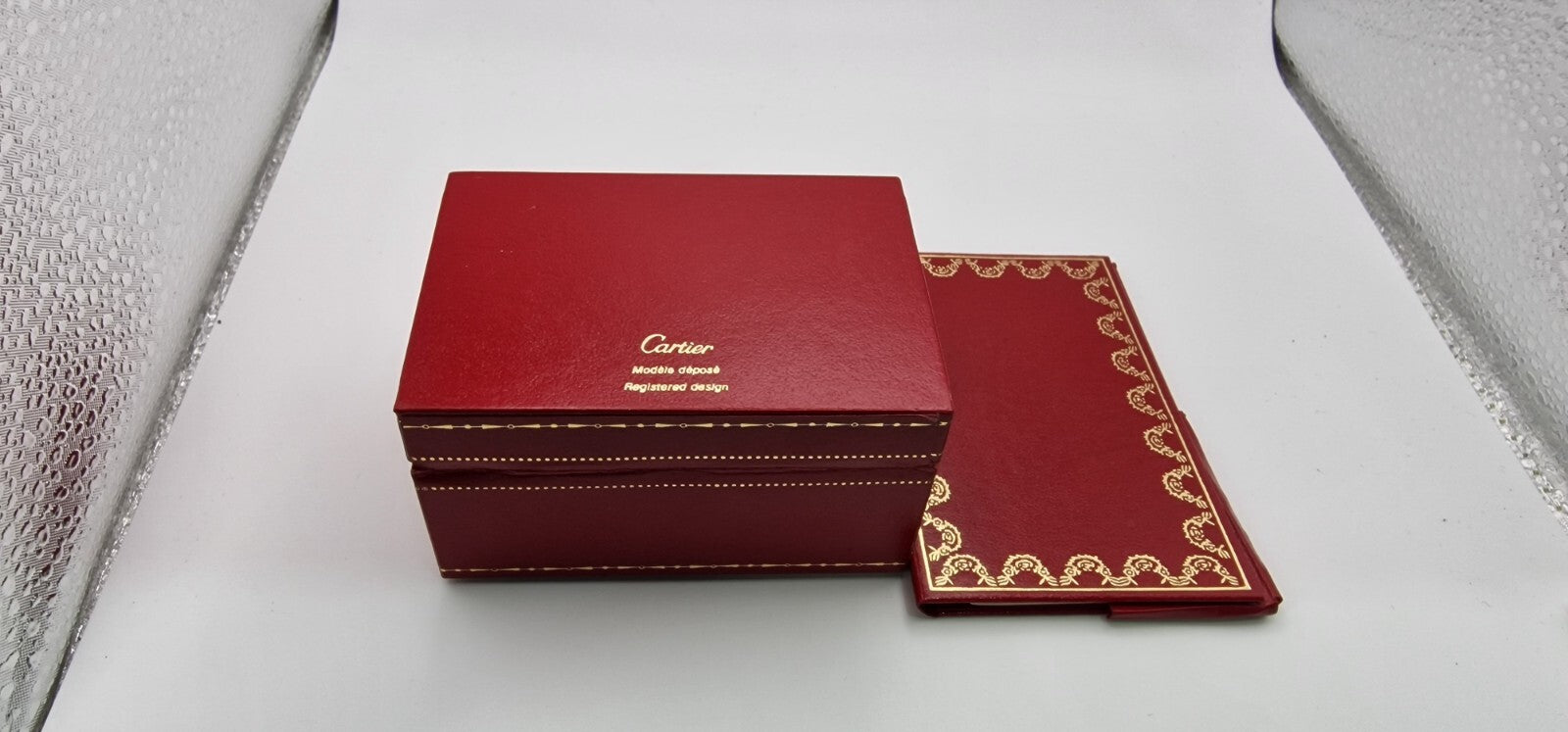 Mid Size 18K Gold on Sterling Silver Must de Cartier Tank Watch | Black Leather Strap | 1989 Vintage Box & Papers