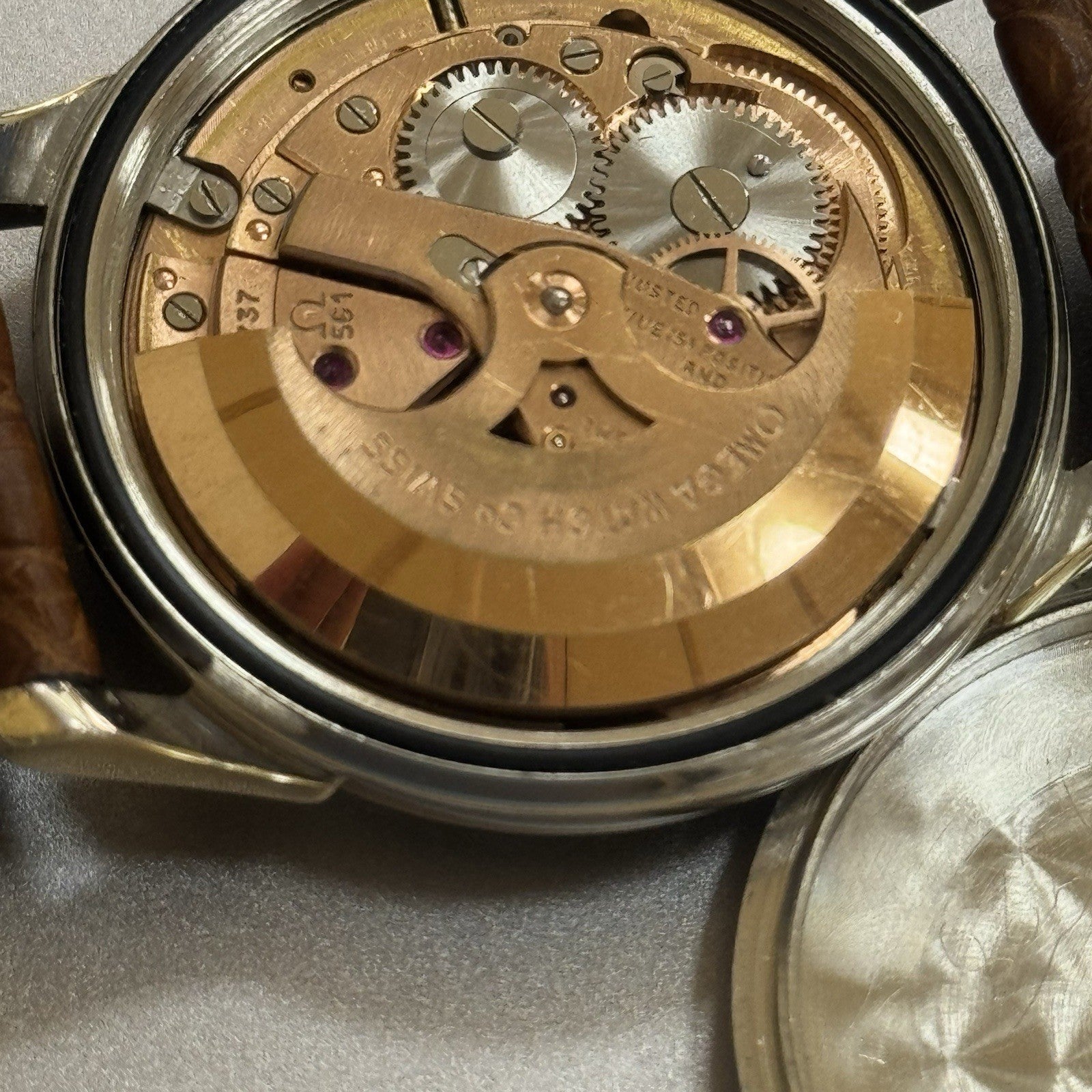 Omega Constellation Automatic Pie Pan Dial Gold & Steel Mens 34mm Swiss Made