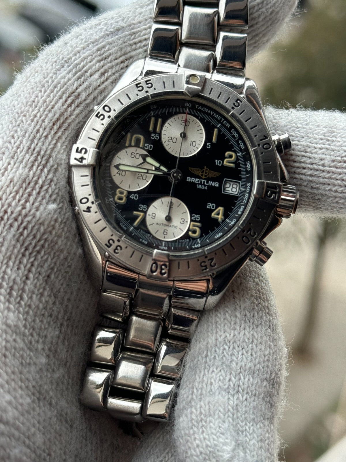 Breitling Colt Chronograph Automatic A13035.1 Mens 42mm Swiss Made