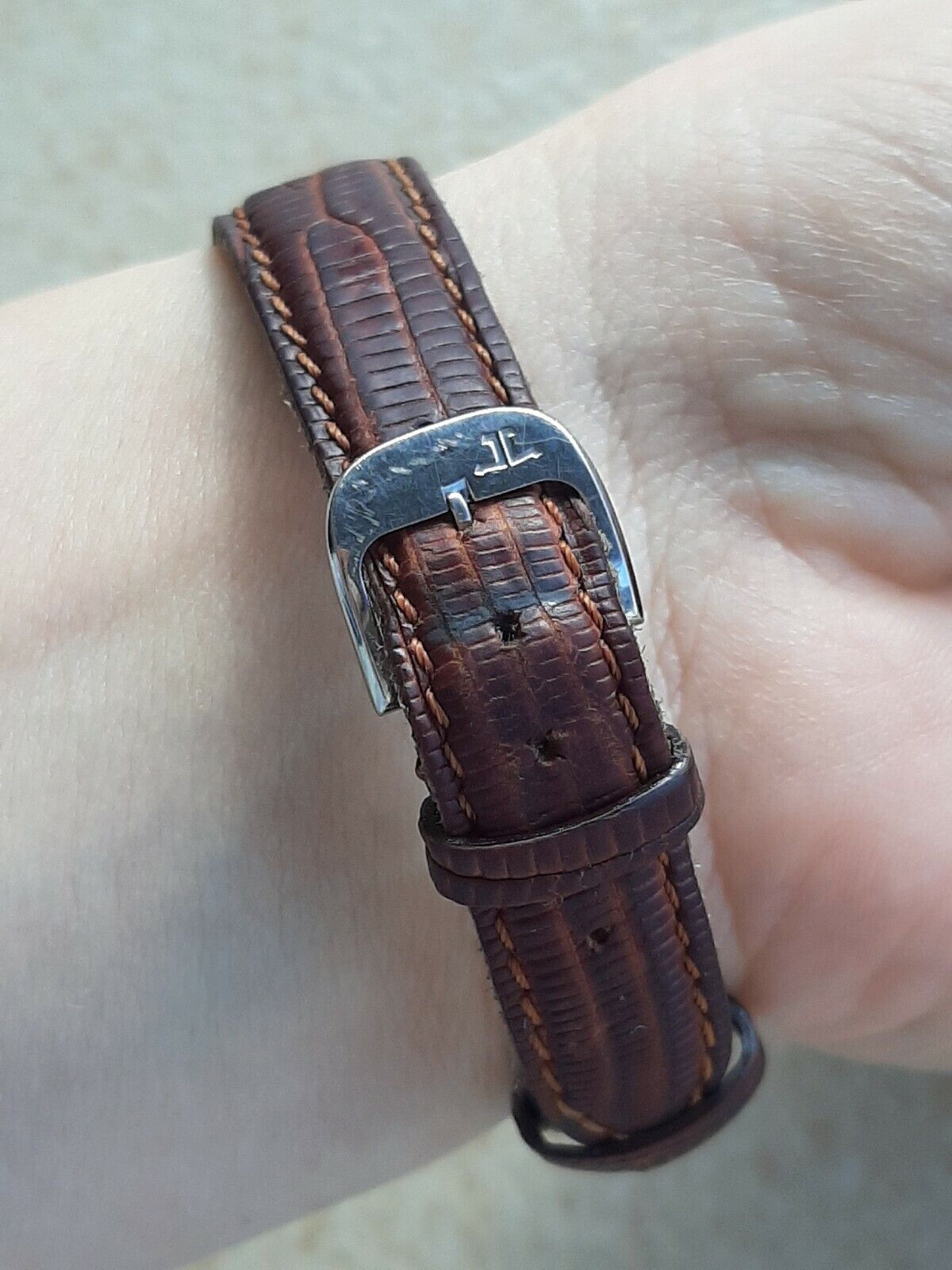 JAEGER LECOULTRE WATCH QUARTZ GOLD 18K & S/S LADY SWISS MADE 160 012 5