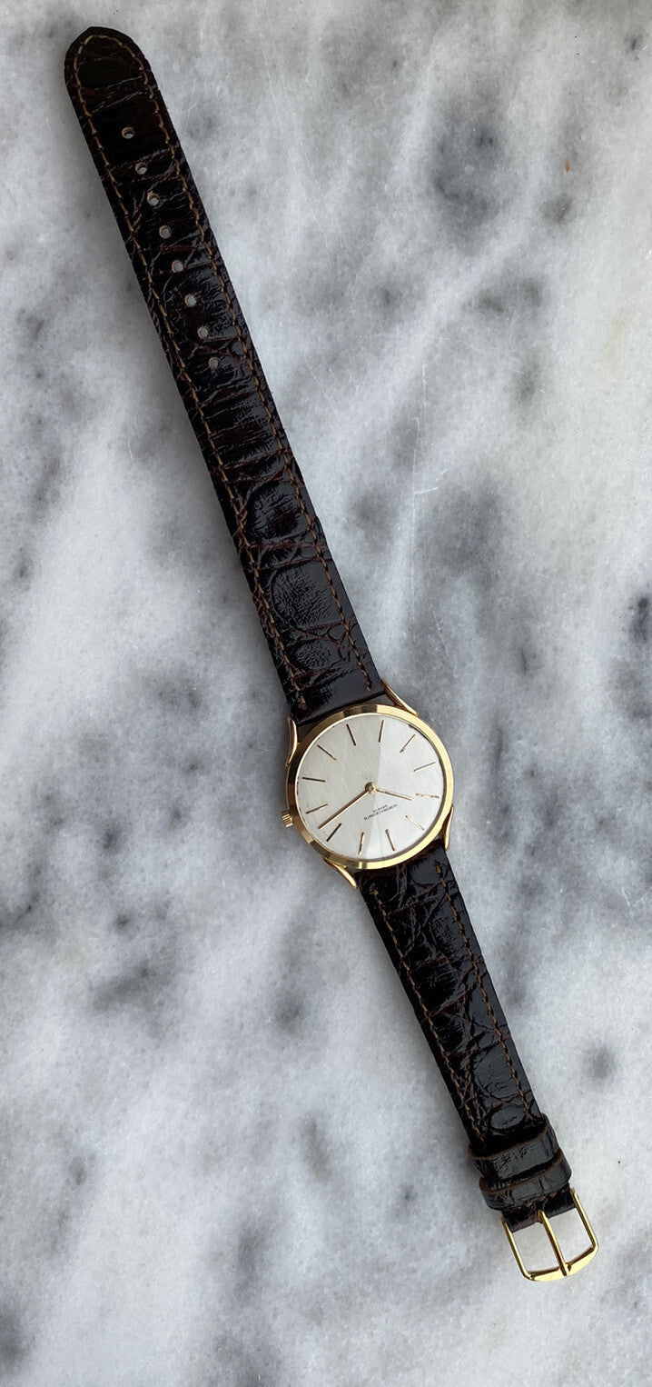 Vacheron Constantin Watch Manual Mens 31.5mm Slim Solid Rose Gold 18K Swiss Made