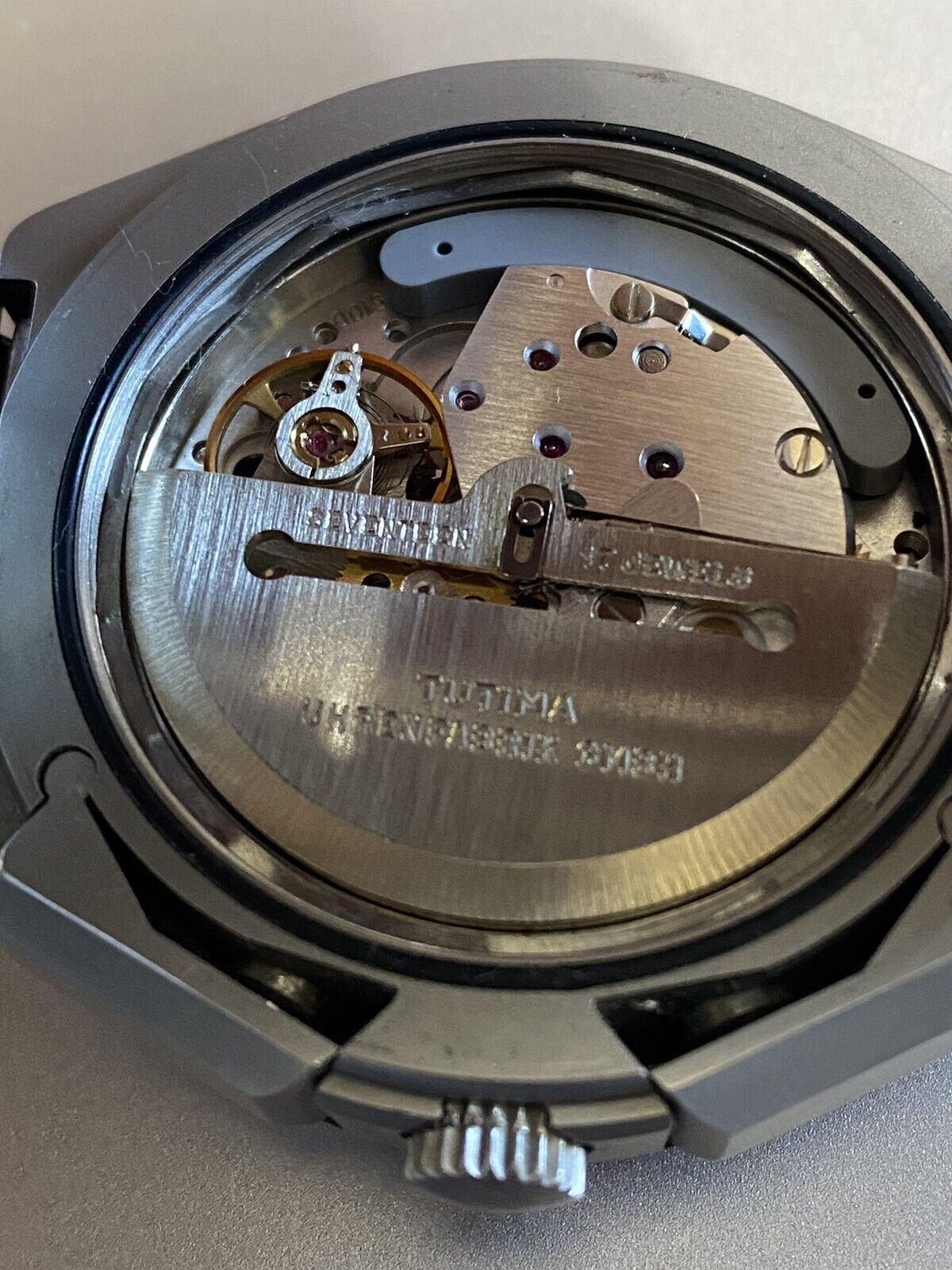 Tutima Military Chronpograph Lemania 5100 Automatic Mens 43mm Swiss Made