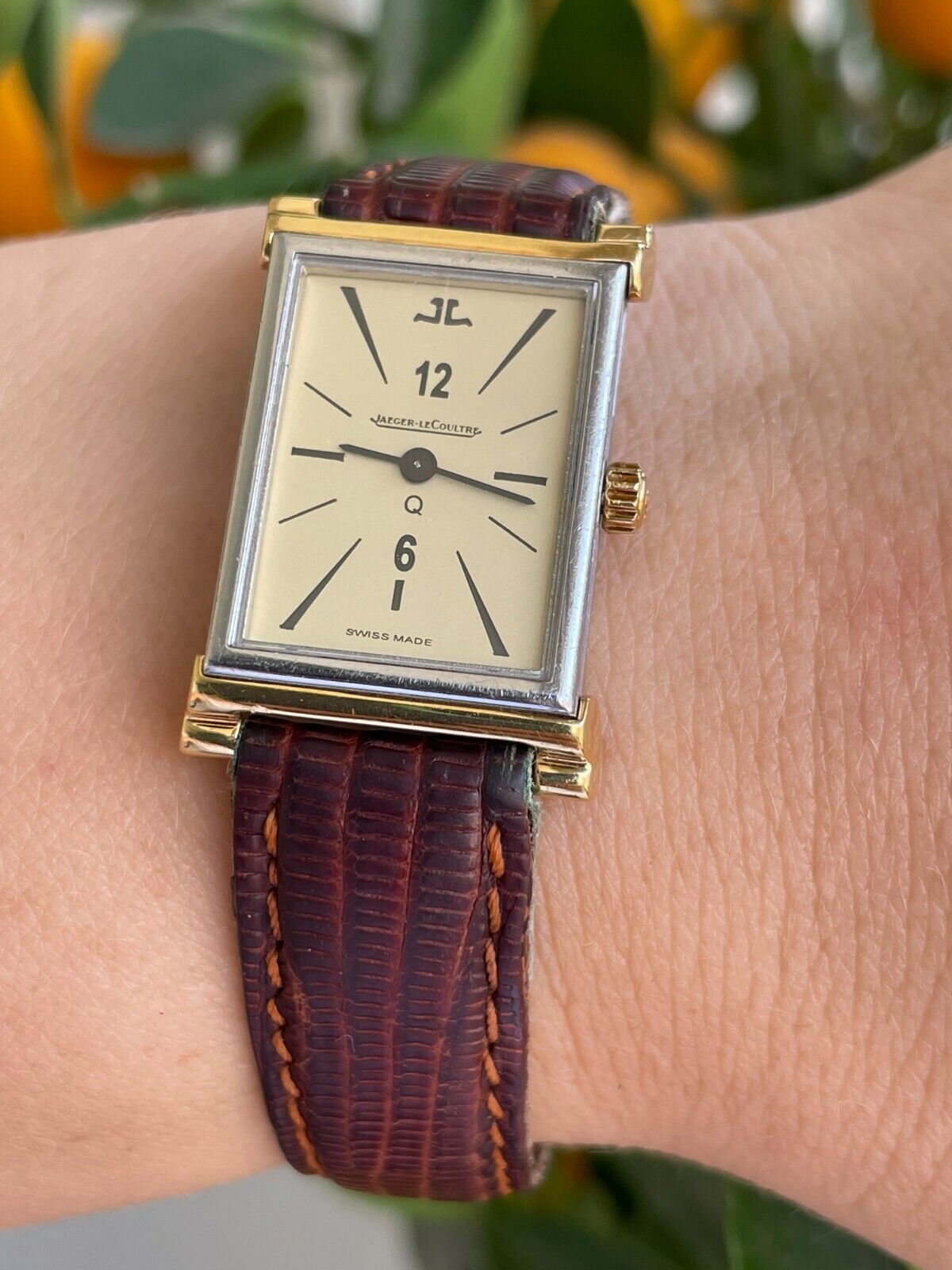 JAEGER LECOULTRE WATCH QUARTZ GOLD 18K & S/S LADY SWISS MADE 160 012 5