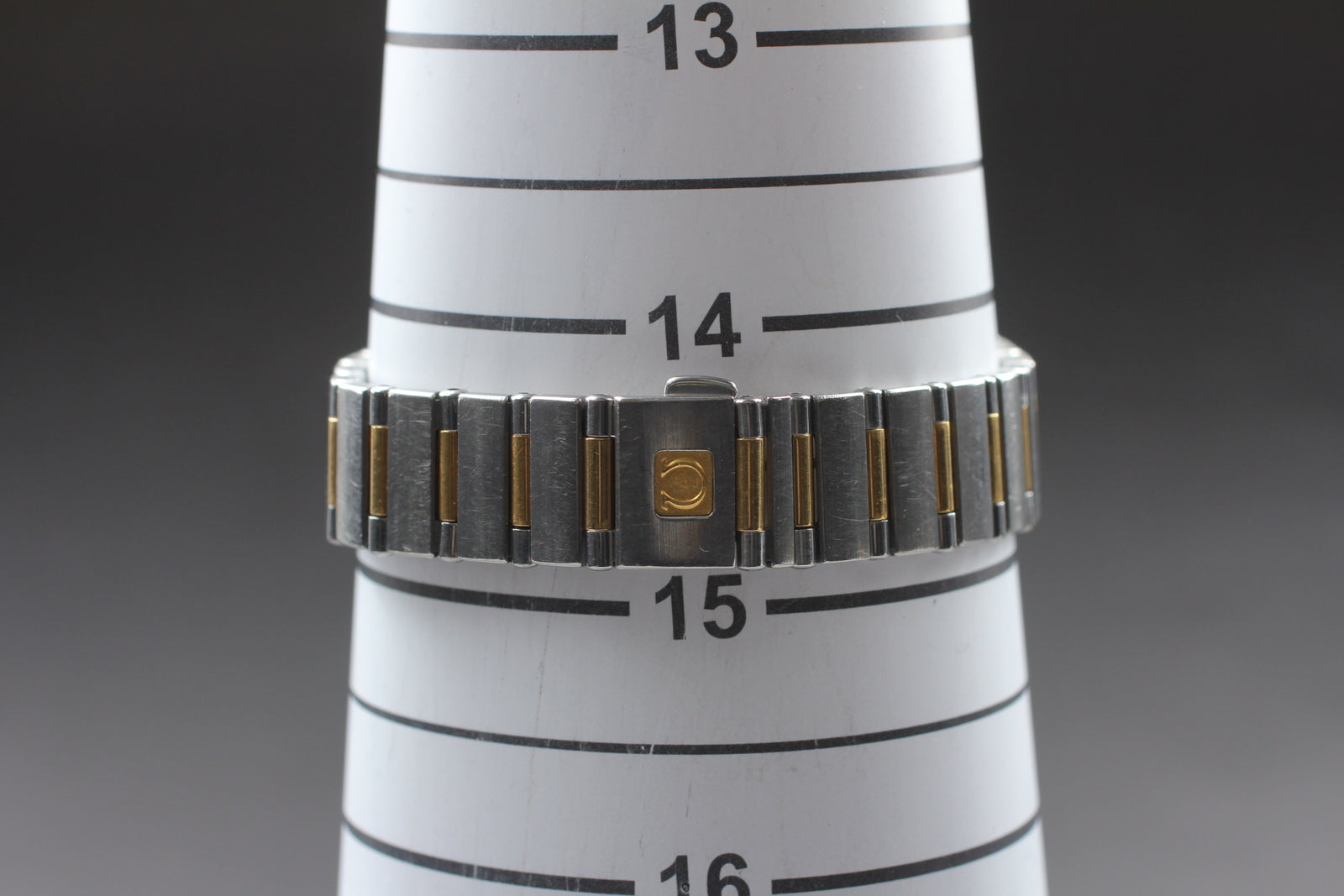 [Exc+5/Case] Serviced! Omega Constellation 18K Gold Diamond QZ 23mm Ladies Watch