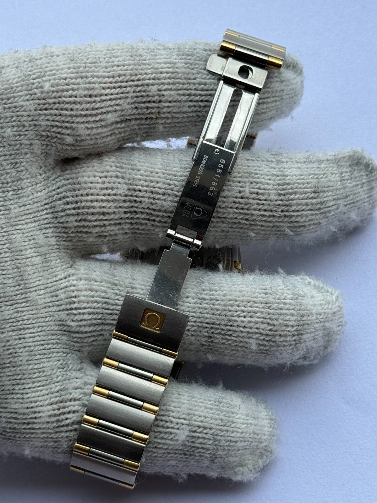 Omega Constellation Gold & Steel Quartz Cal.1424 Lady Swiss Made 796.1201