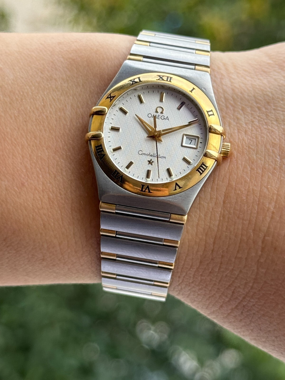 Omega Constellation Gold & Steel Quartz Cal.1424 Lady Swiss Made 796.1201