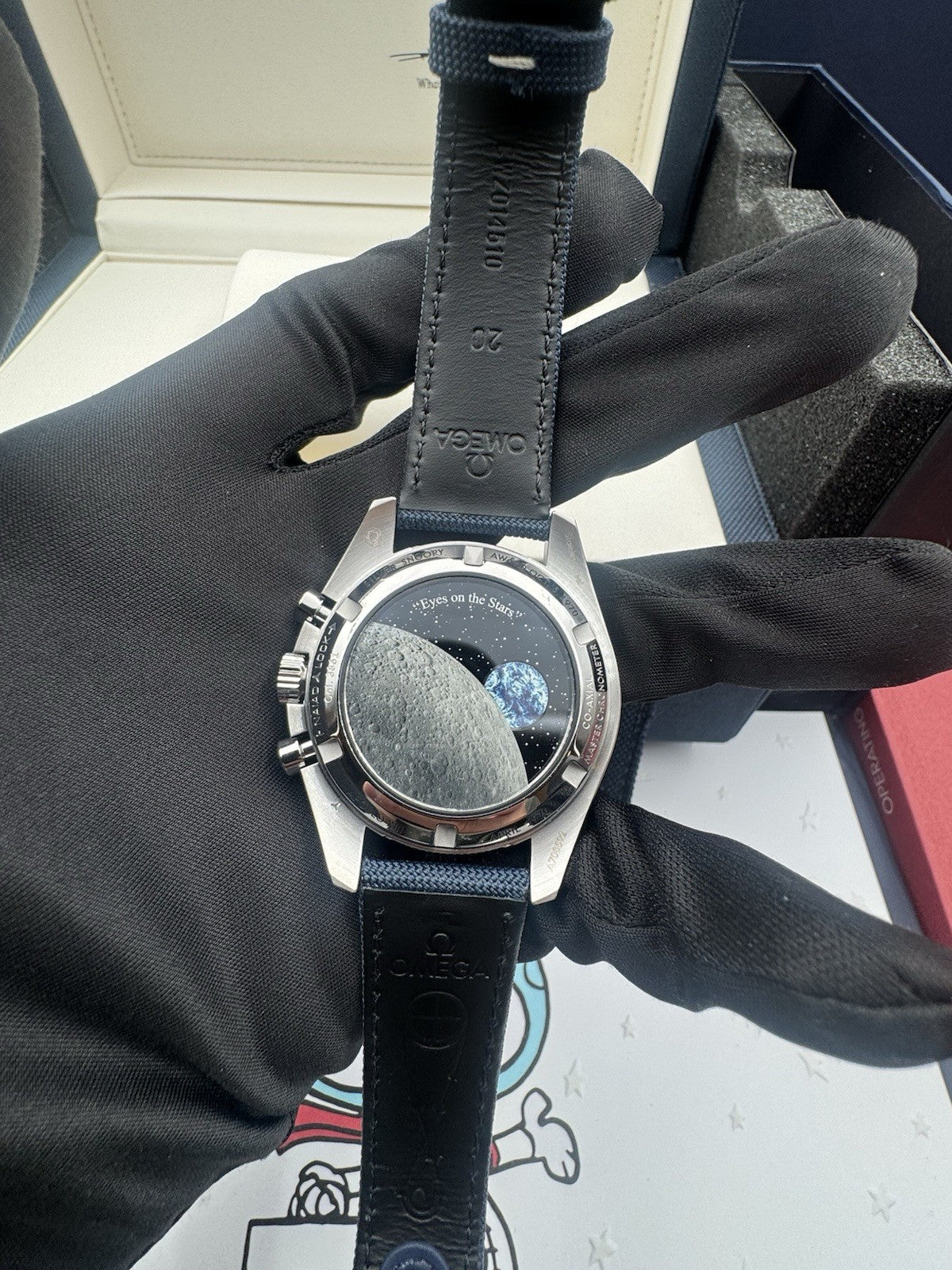 2025 Omega Speedmaster SILVER SNOOPY AWARD BLUE 310.32.42.50.02.001 Watch Unworn