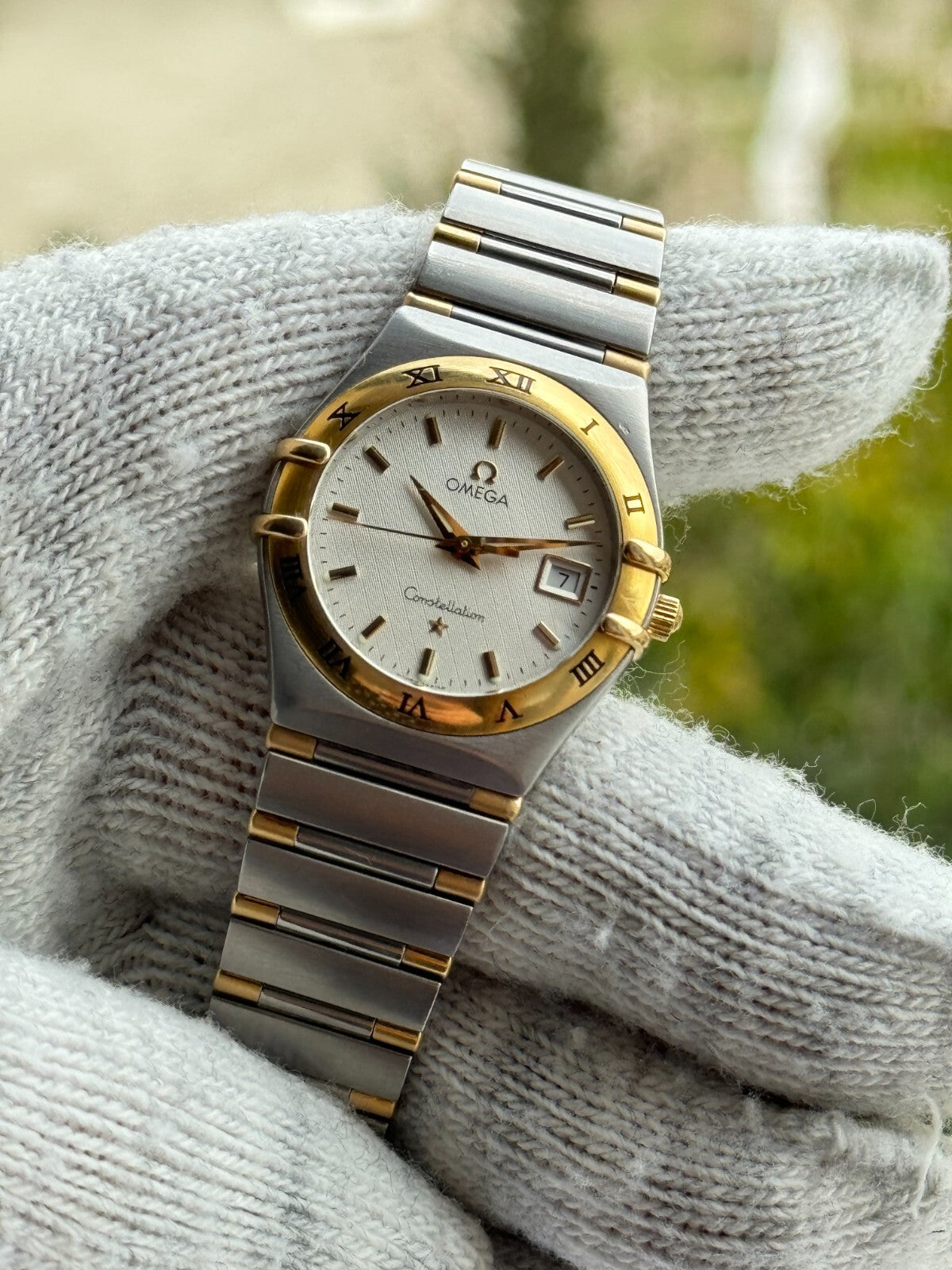 Omega Constellation Gold & Steel Quartz Cal.1424 Lady Swiss Made 796.1201