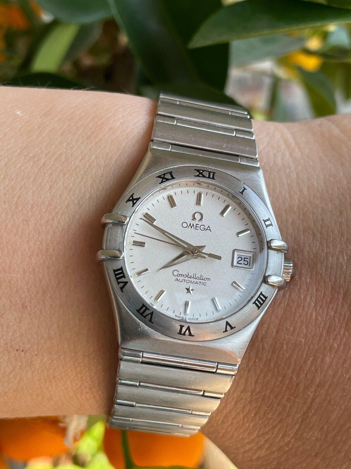 OMEGA WATCH CONSTELLATION AUTOMATIC  LADIES 28mm SWISS MADE 766.1201