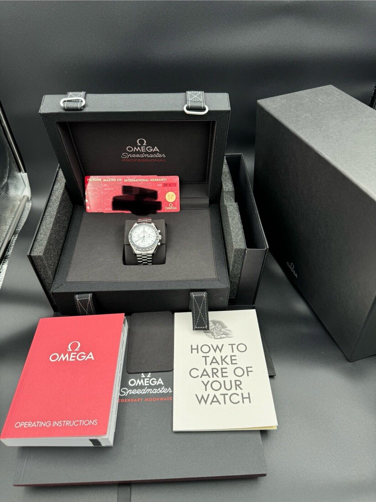 2025 OMEGA SPEEDMASTER MOONWATCH NEW WHITE DIAL 42MM WATCH 310.30.42.50.04.001