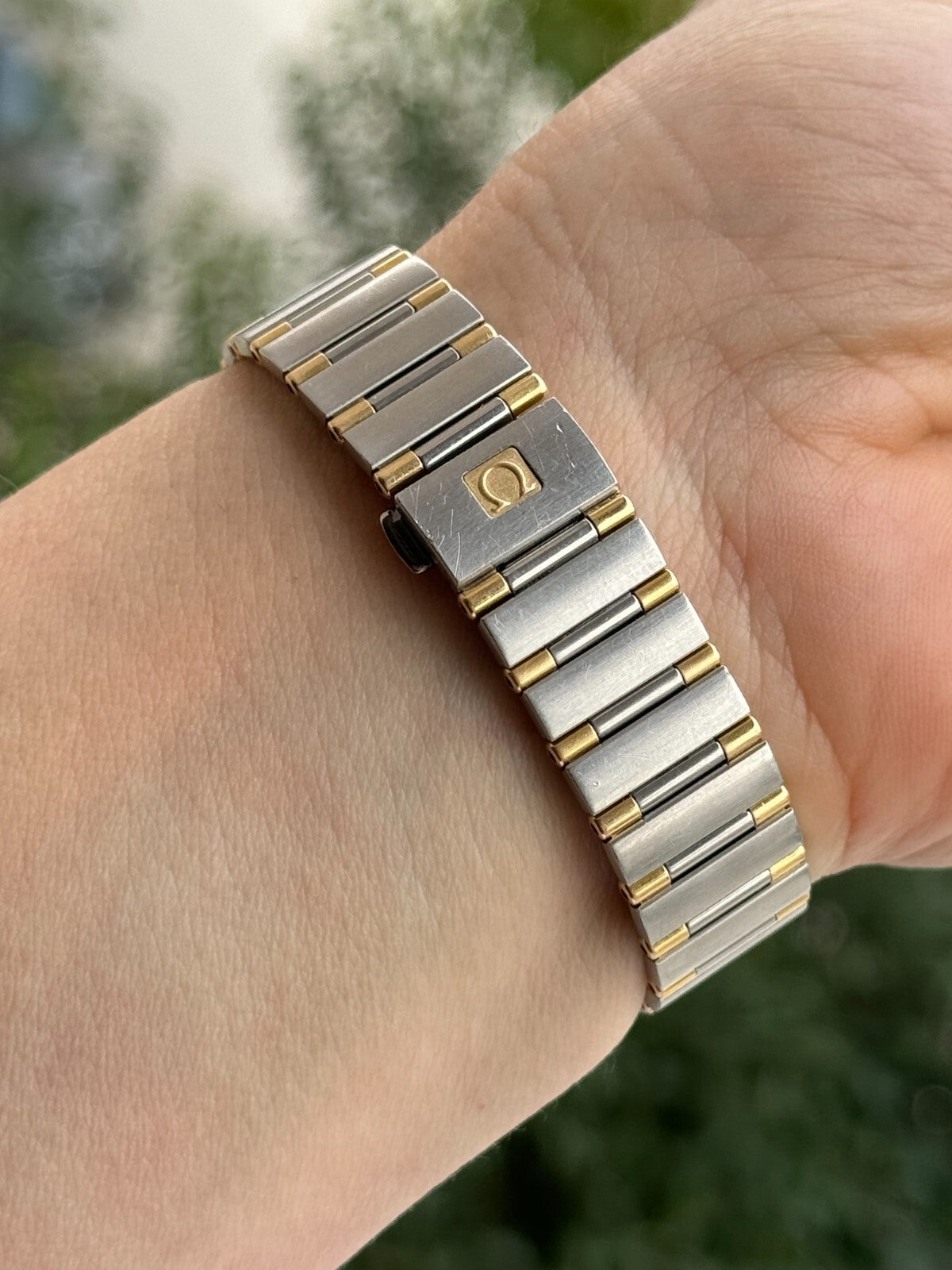 Omega Constellation Gold & Steel Quartz Cal.1424 Lady Swiss Made 796.1201