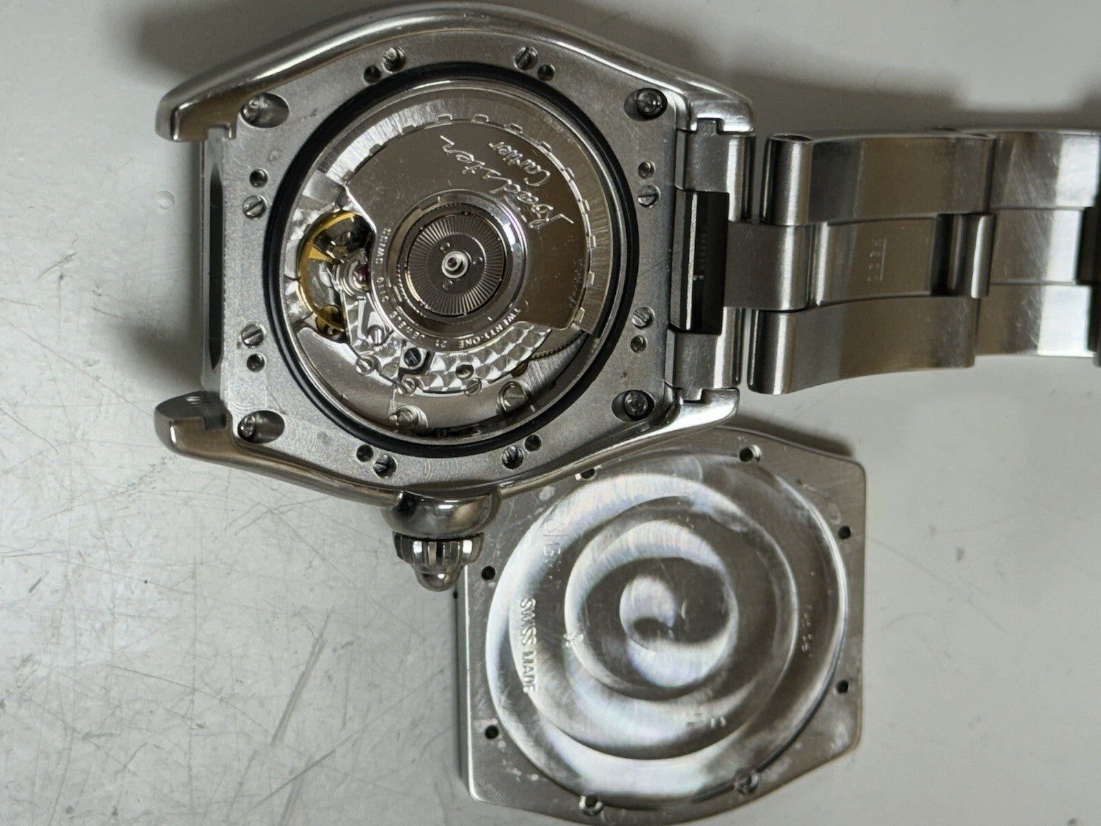 Cartier Diamonds Roadster 2510 Automatic Watch  Mens Swiss Made