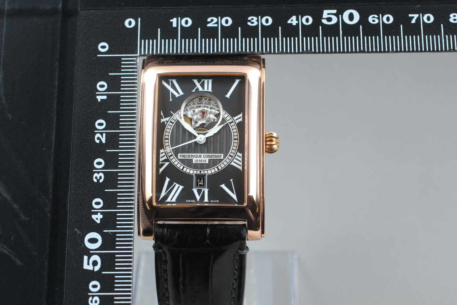 [Exc+5 ] Frederique Constant FC-315BS4C24 Pink gold Auto Men's Watch- Box&Papers