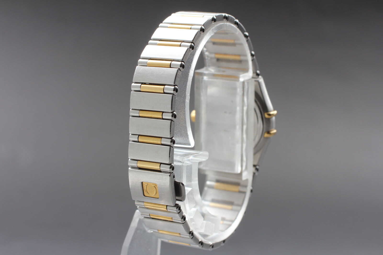 [Exc+5/Case] Serviced! Omega Constellation 18K Gold Diamond QZ 23mm Ladies Watch